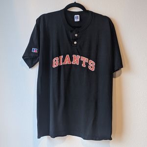 Vintage Russel athletic Giants 2 button t-shirt